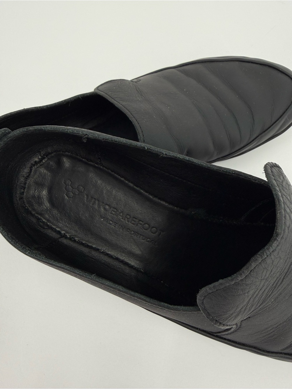 Vivobarefoot Opanka I Leather Slip On Shoe in Black Size 37 - Picture 6 of 10